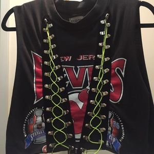 NJ Devils crop top by Furst of a Kind at LF Stores
